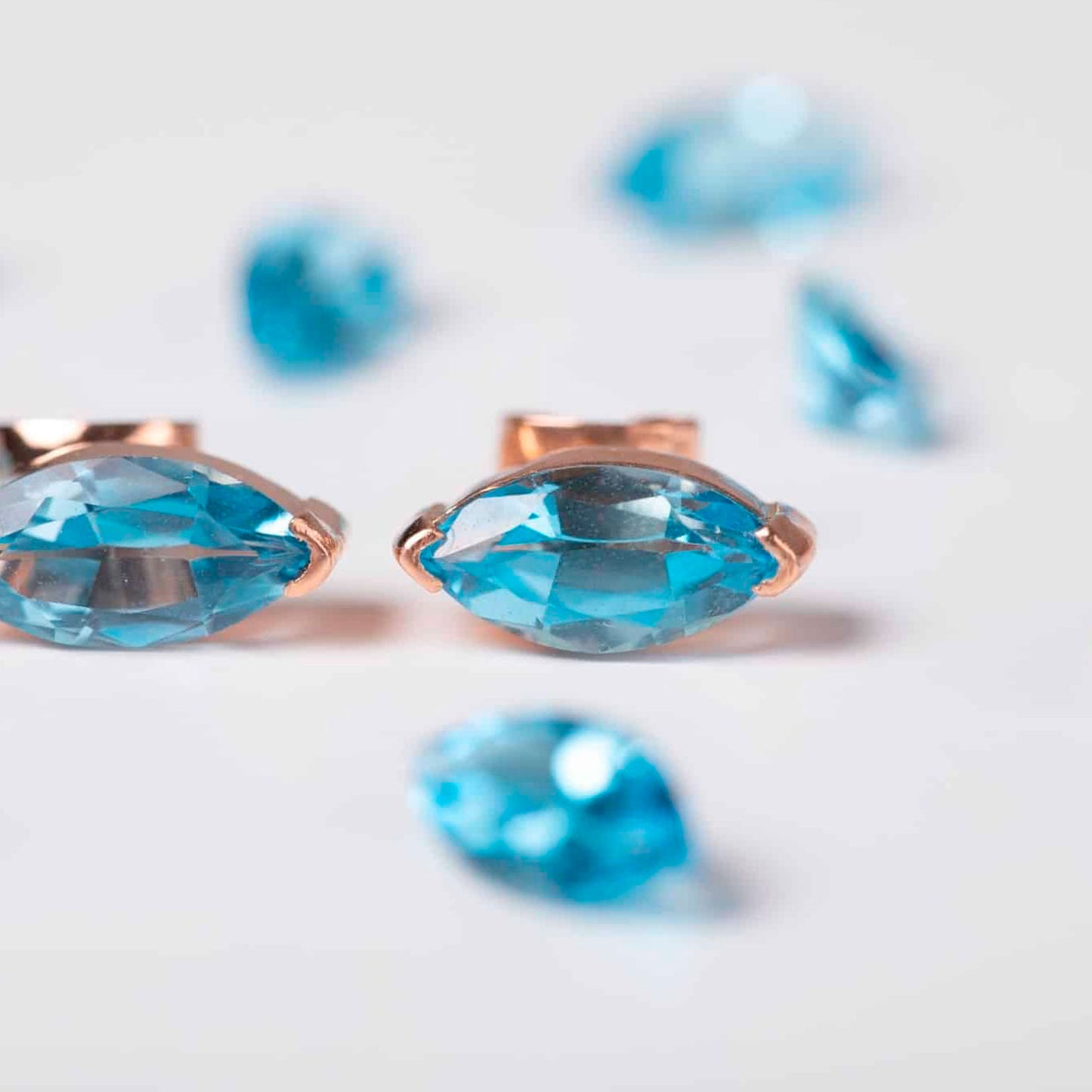 Aretes Marquise Topaz