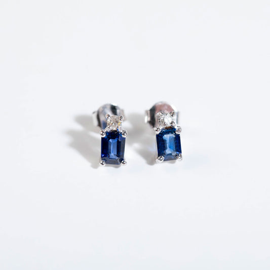 Aretes Square Precious Stones