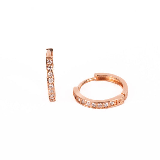Mini Hoops Halo in Diamond