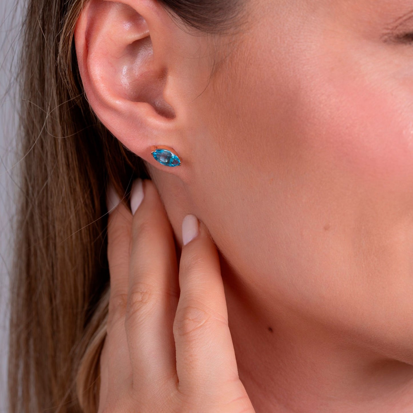 Aretes Marquise Topaz