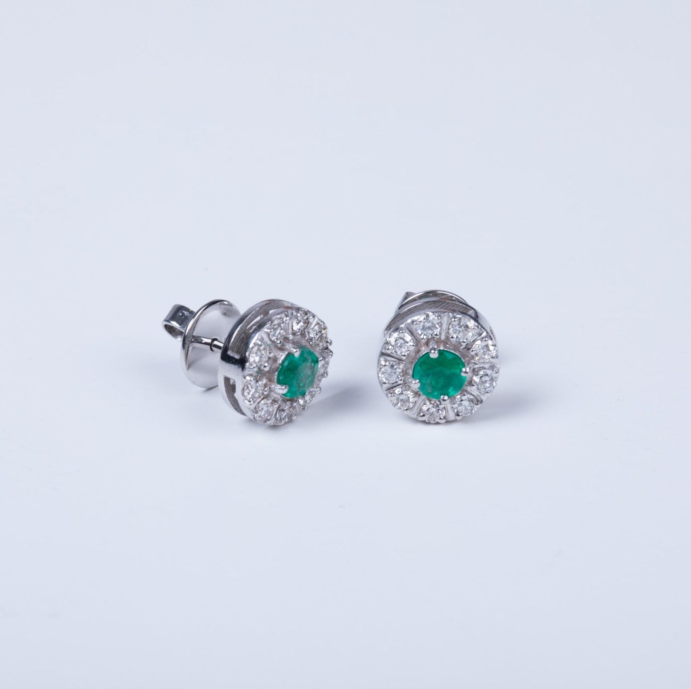 Aretes Anabella Emerald and Diamonds