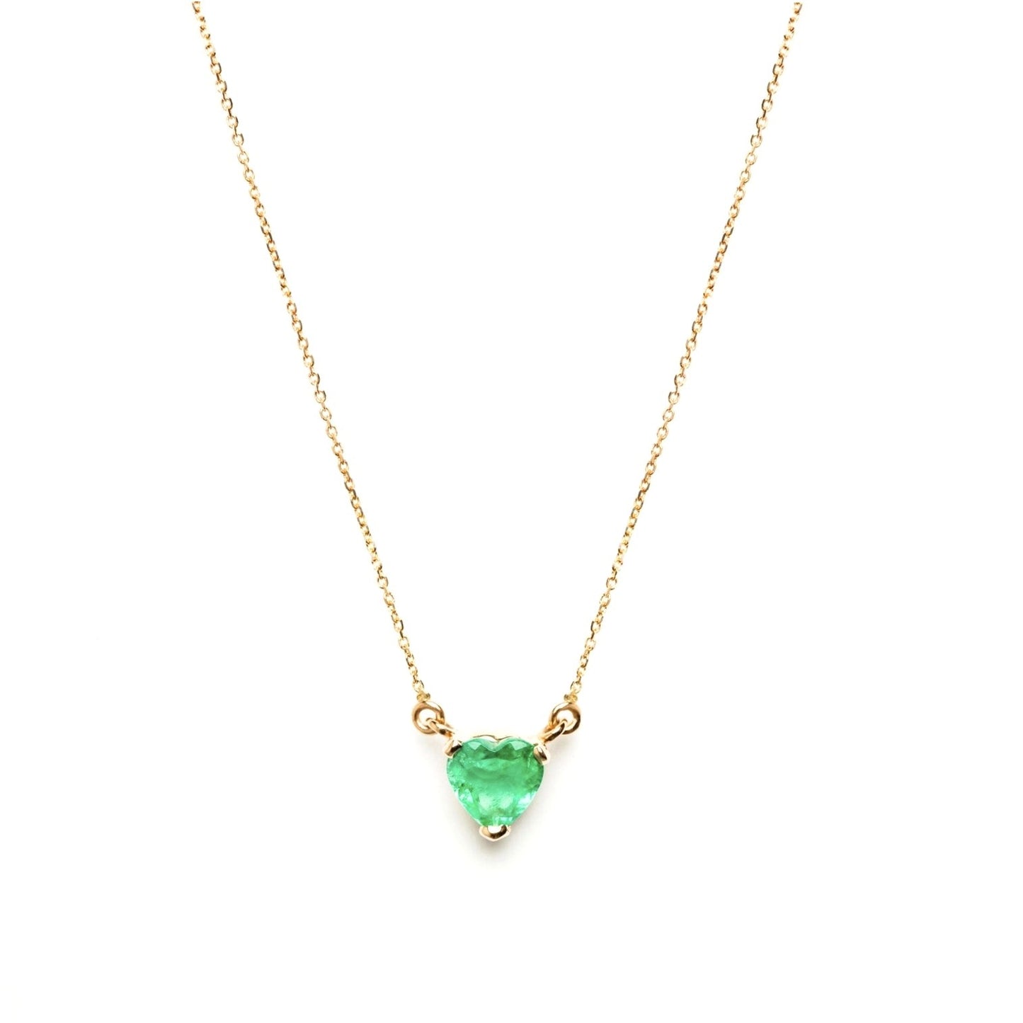 Gargantilla Emerald Heart in Rose
