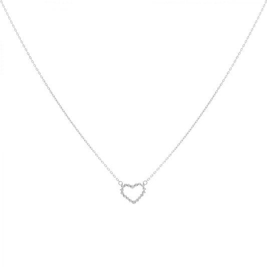 Gargantilla Warm Heart in White