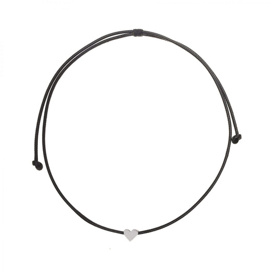 Choker Kind Heart in White