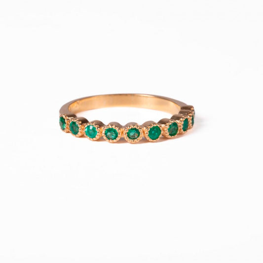 Anillo Gela in Emeralds