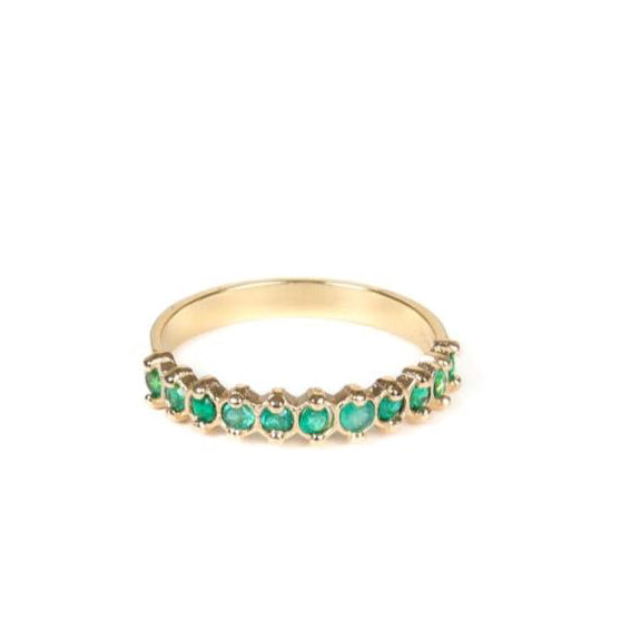 Anillo Half Himera In Emerald