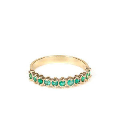 Anillo Half Himera In Emerald