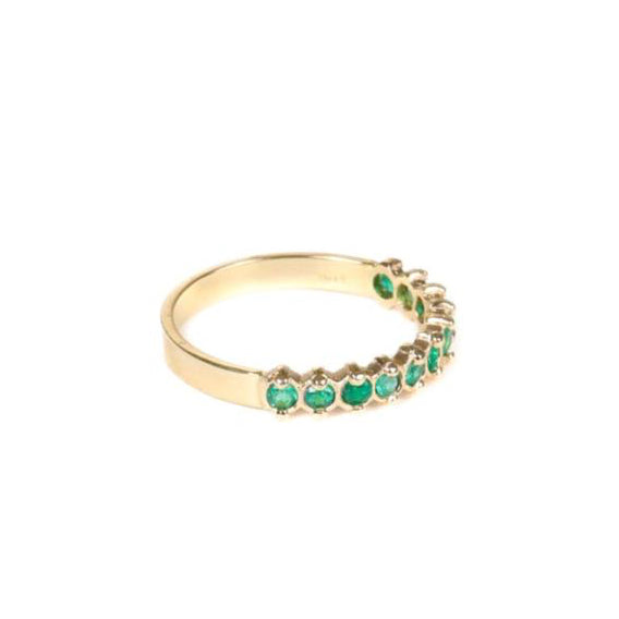 Anillo Half Himera In Emerald