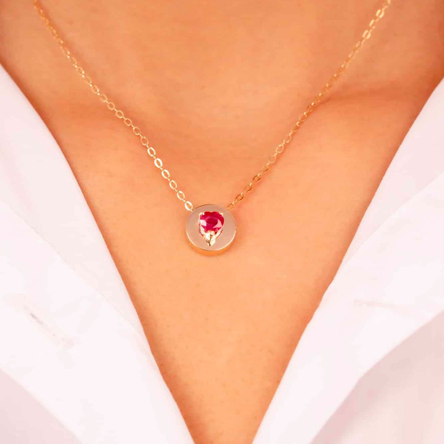 Gargantilla Charming Heart Ruby