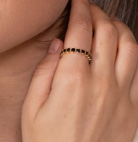 Anillo Infinito Noir