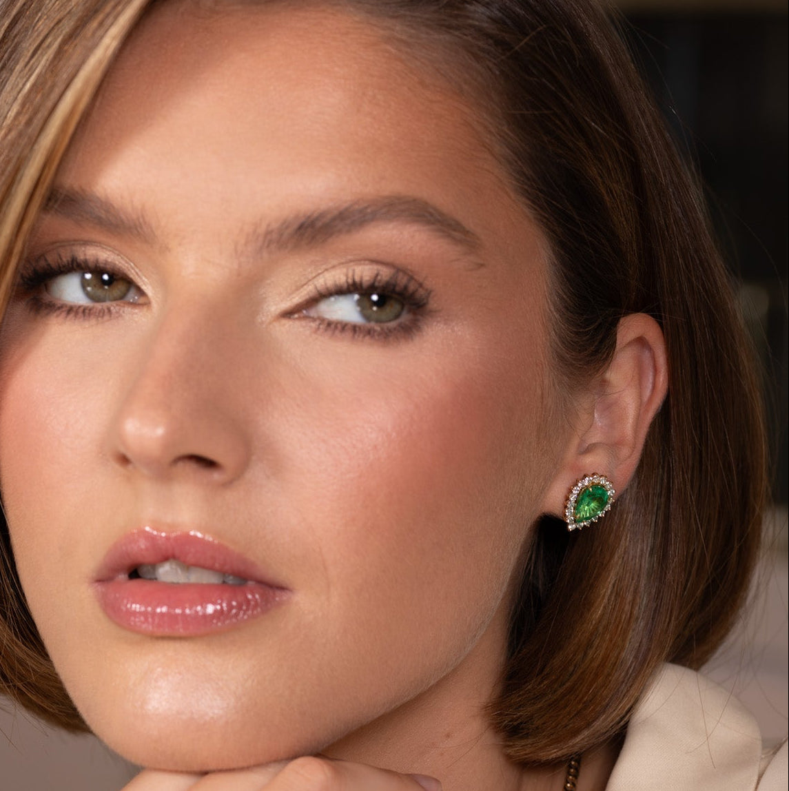 Aretes Gota Real