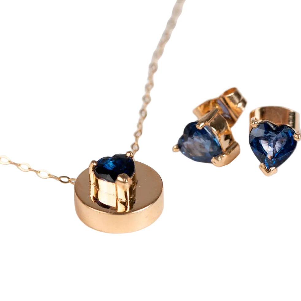 Gargantilla Charming Heart Sapphire