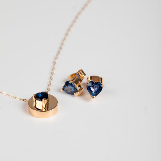 Gargantilla Charming Heart Sapphire