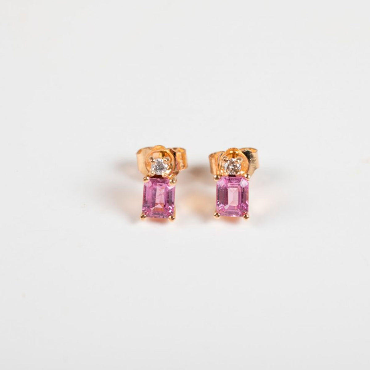 Aretes Square Precious Stones