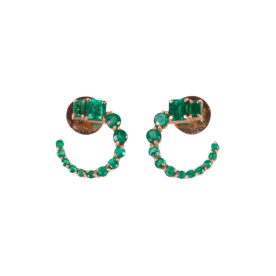 Aretes Luminous Emeralds
