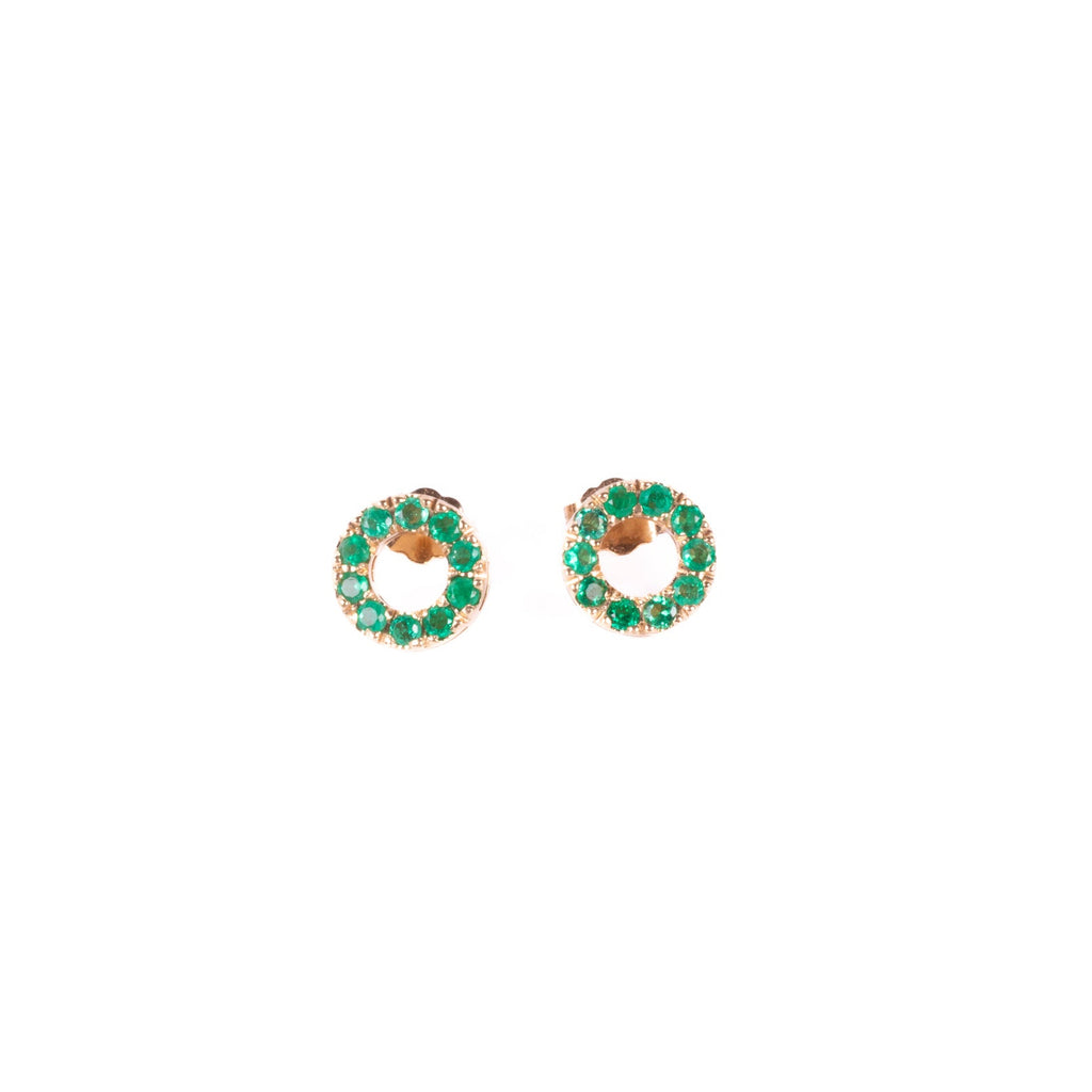 Aretes esmeralda eterna