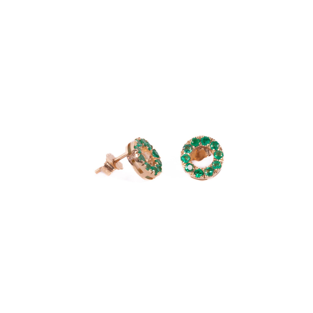 Aretes esmeralda eterna
