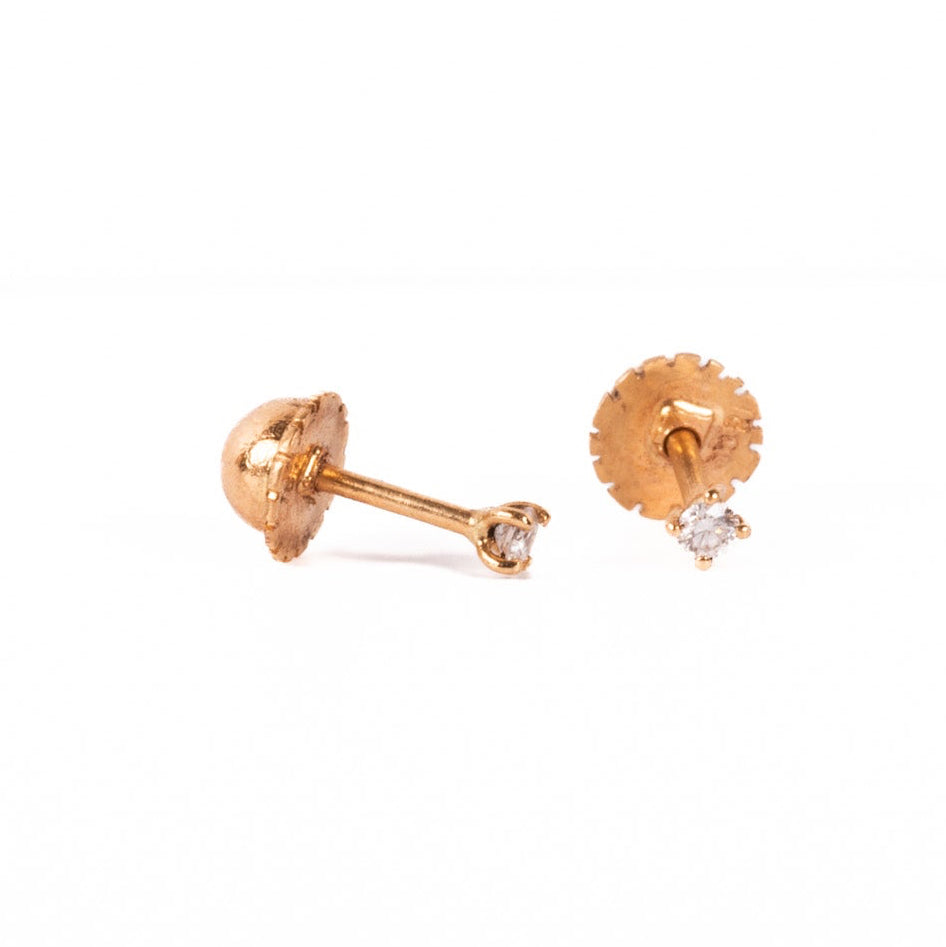 Stud Primer Brillo Diamantes