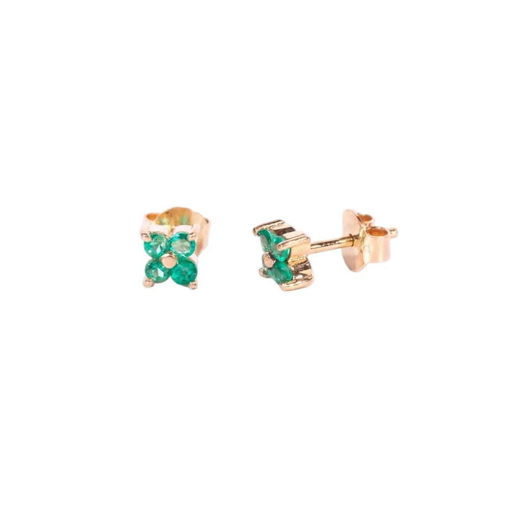 Stud punto esmeralda