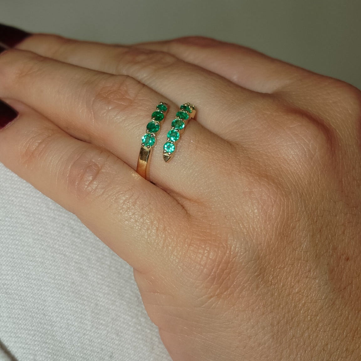 Anillo esencia espiral