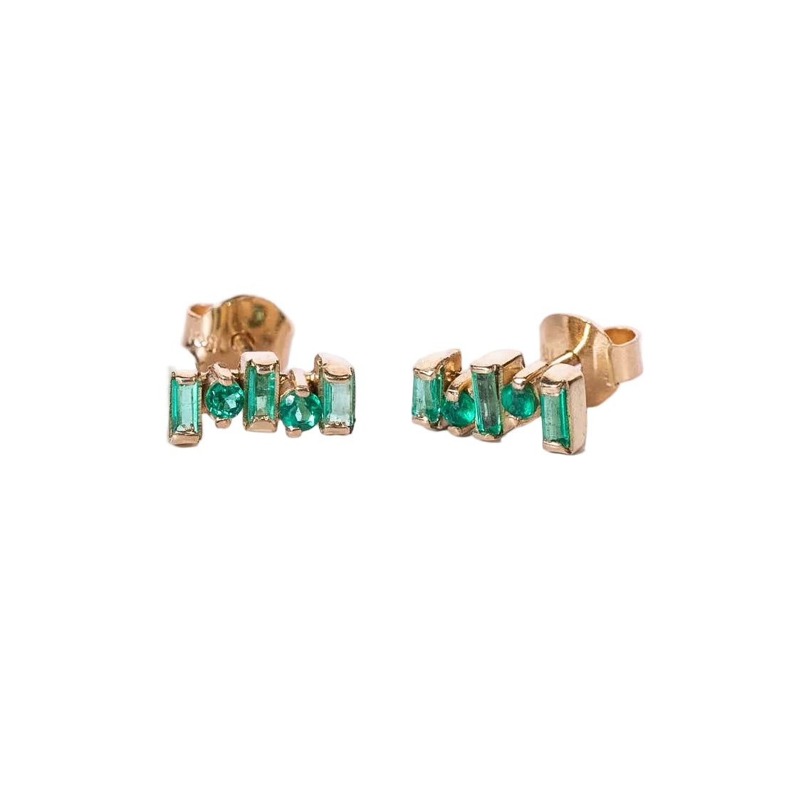 Aretes destello Esmeralda