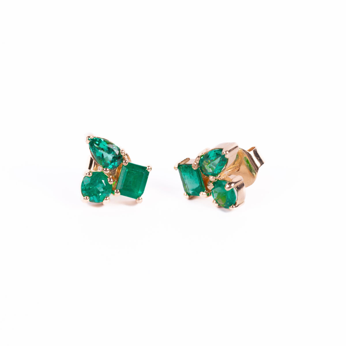 Aretes constelación esmeralda