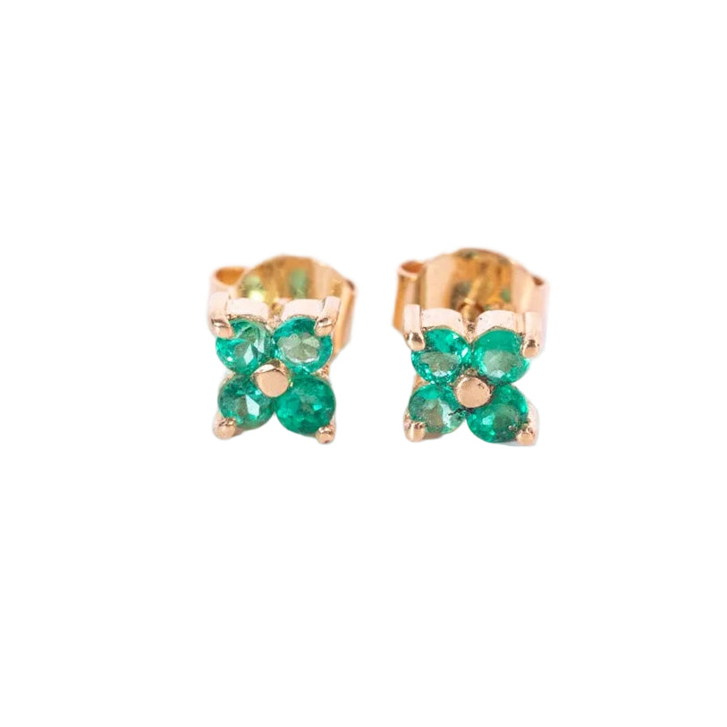 Stud punto esmeralda