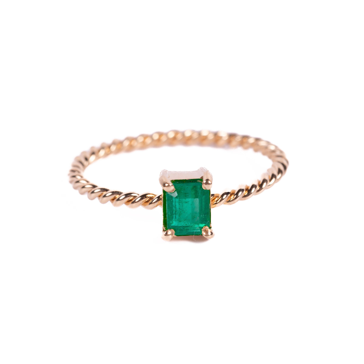 Anillo rectangular cut
