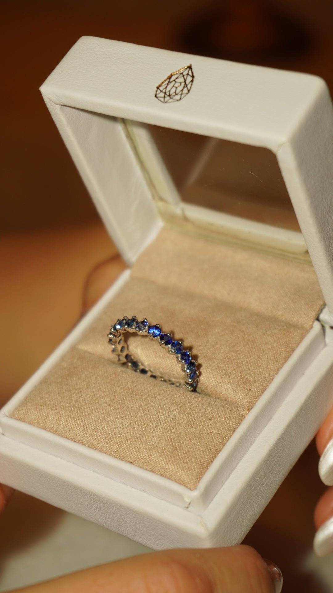 Anillo Himera in Sapphire