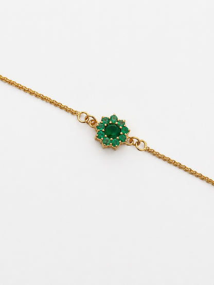 Pulsera Emerald Bloom