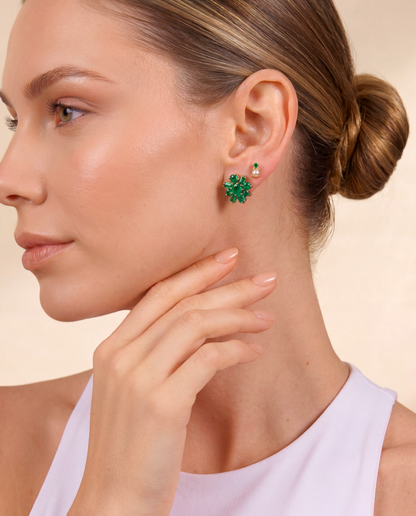 Aretes jardín Esmeralda