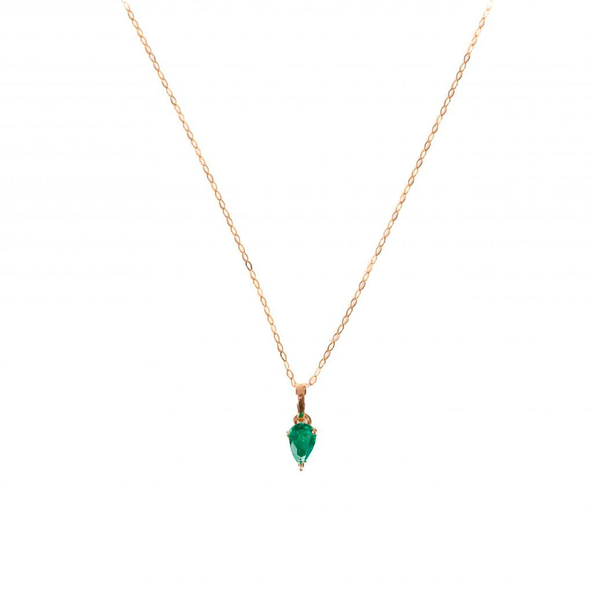 Gargantilla Tiny Emerald Drop