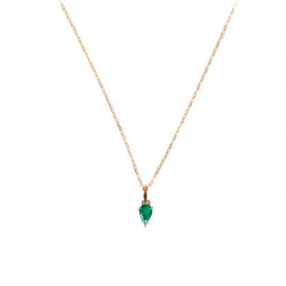 Gargantilla Tiny Emerald Drop