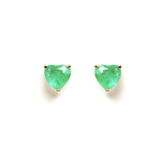 Aretes Emerald Heart