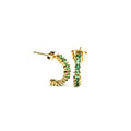Emerald Mini Hoops