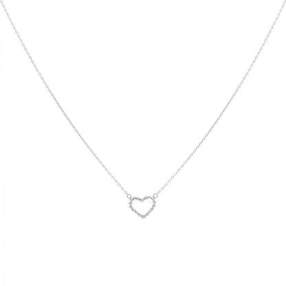 Gargantilla Warm Heart in White