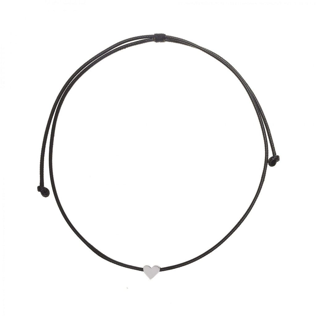 Choker Kind Heart in White
