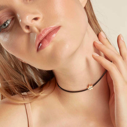 Choker Lovely Star in Rose
